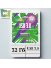 Флеш-накопитель USB 32GB 3.0 MoreChoice в металлическом корпусе
